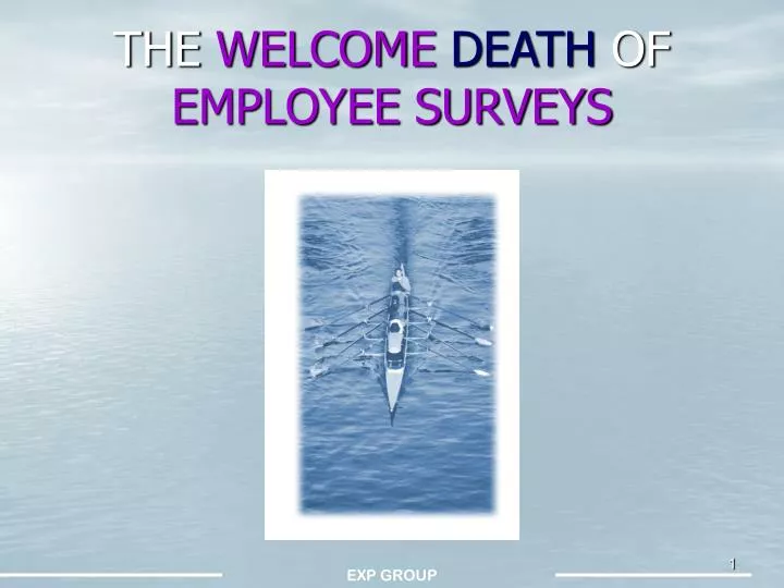the welcome death of employee surveys