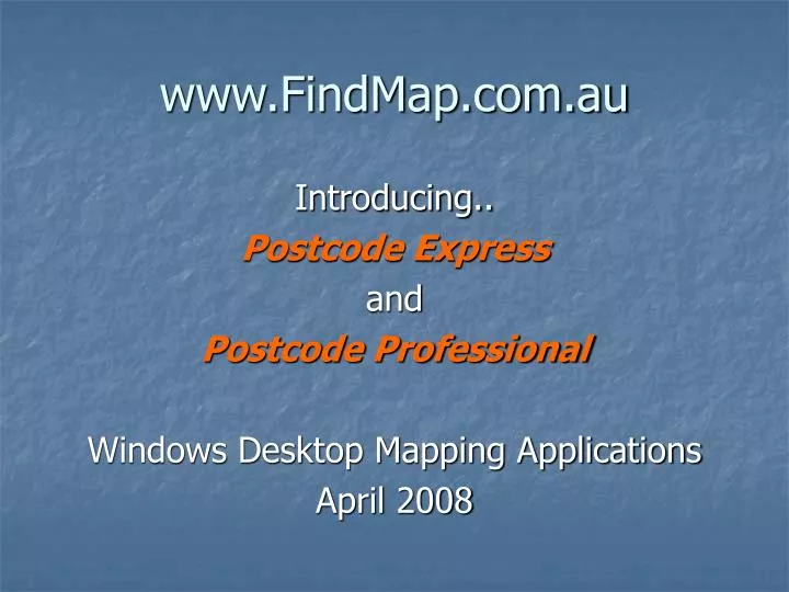 www findmap com au