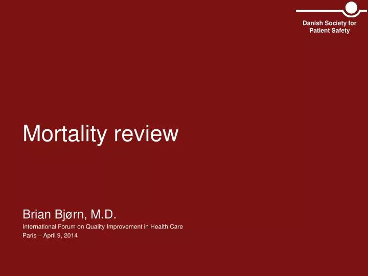 mortality review