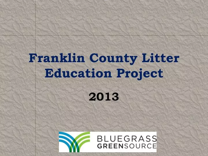 franklin county litter education project