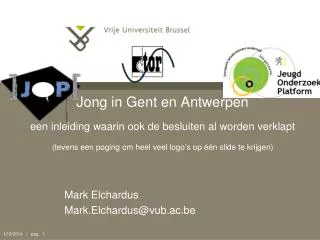 mark elchardus mark elchardus@vub ac be