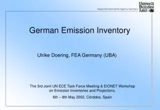 German Emission Inventory