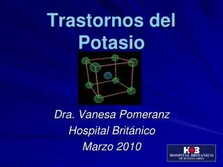 trastornos del potasio