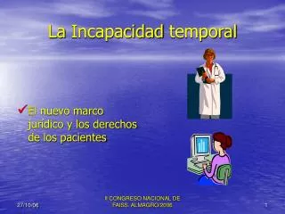 la incapacidad temporal