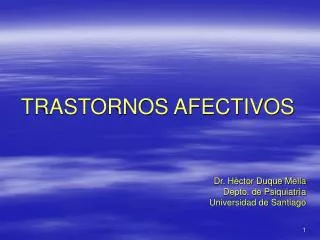 trastornos afectivos