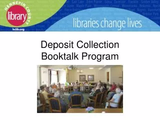 Deposit Collection Booktalk Program