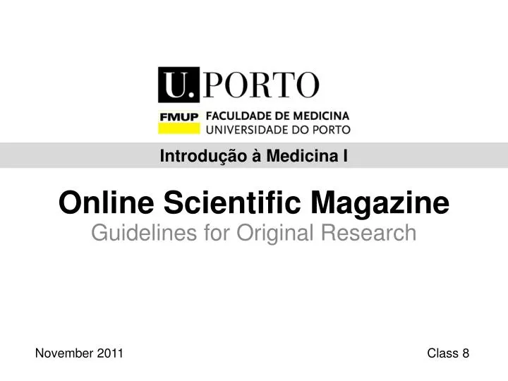 online scientific magazine