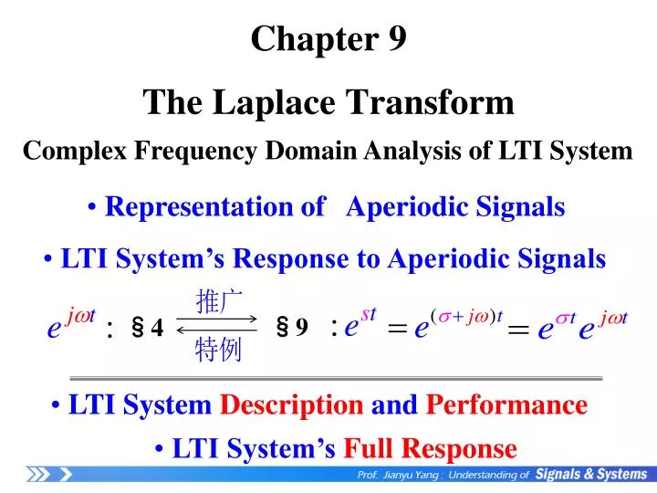 chapter 9 the laplace transform