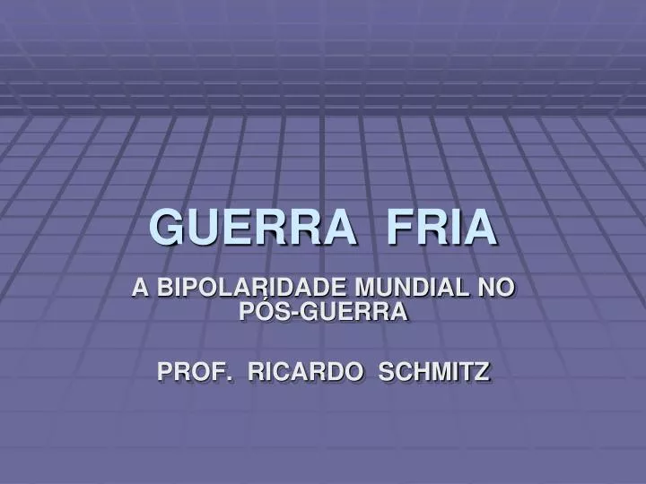 guerra fria