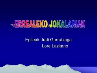 egileak irati gurrutxaga lore lazkano