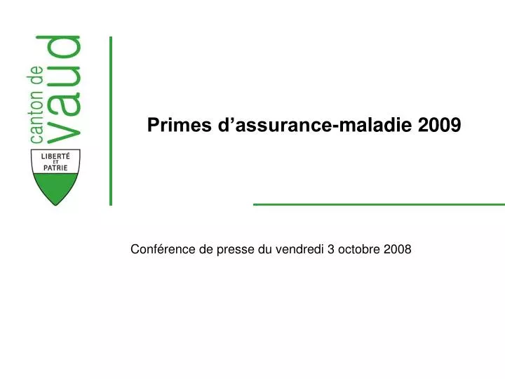 primes d assurance maladie 2009