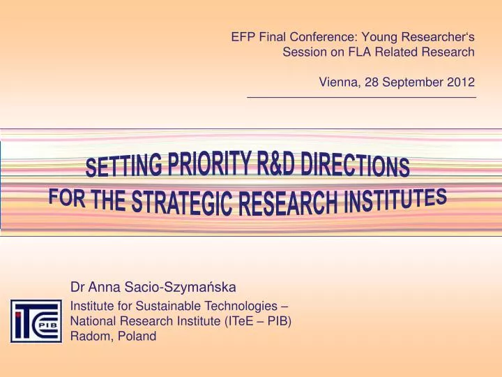 efp final conference young researcher s session on fla related research vienna 28 september 201 2