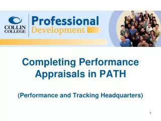 completing performance appraisals in path performance and tracking headquarters