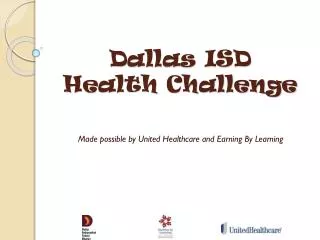 Dallas ISD Health Challenge