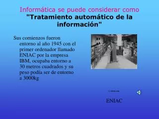 inform tica se puede considerar como tratamiento autom tico de la informaci n