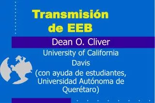 transmisi n de eeb