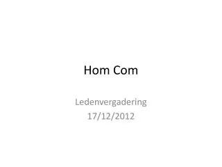 hom com