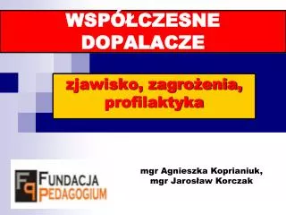 wsp czesne dopalacze