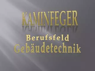 berufsfeld geb udetechnik