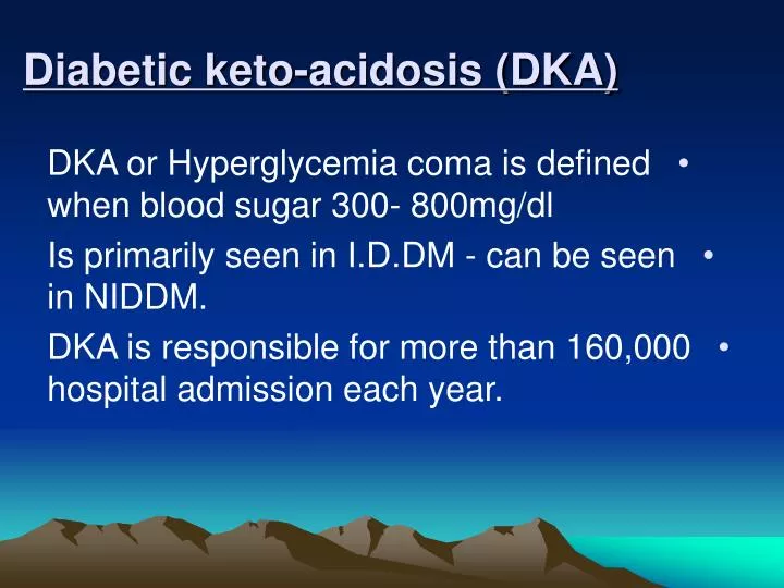 diabetic keto acidosis dka