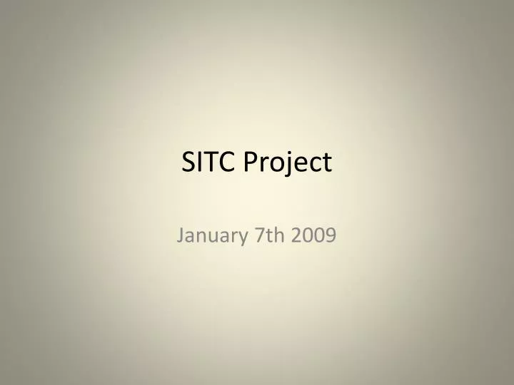 sitc project