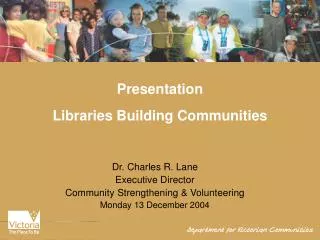 Presentation Libraries Building Communities