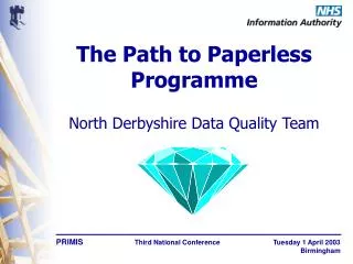 The Path to Paperless Programme