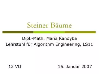 steiner b ume