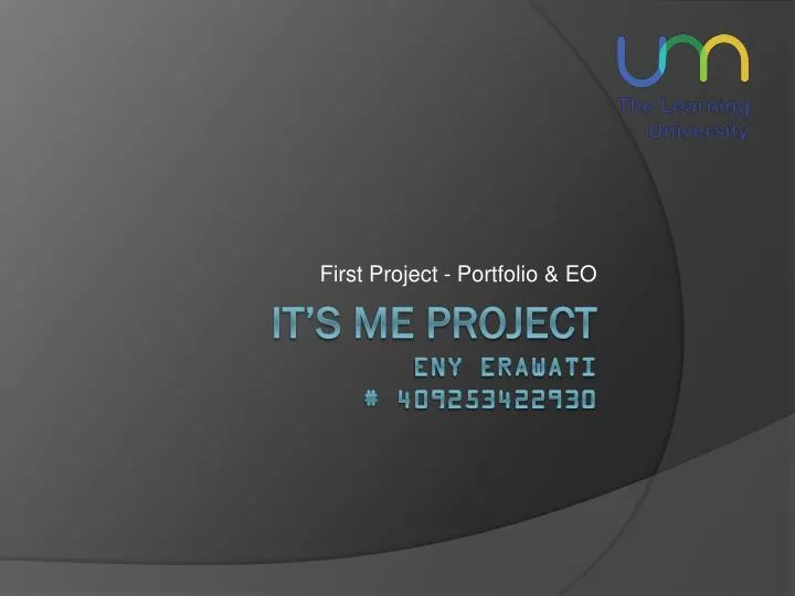 first project portfolio eo