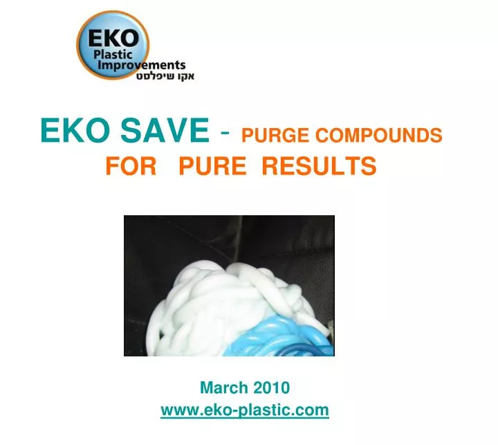 eko save purge compounds for pure results