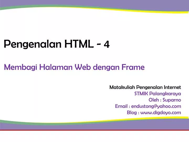 pengenalan html 4