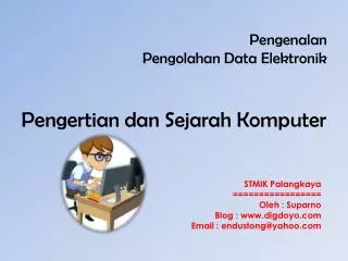 pengenalan pengolahan data elektronik
