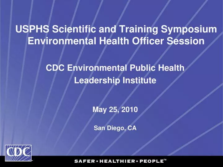 usphs scientific and training symposium environmental health officer session