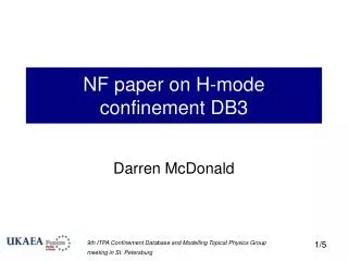 NF paper on H-mode confinement DB3