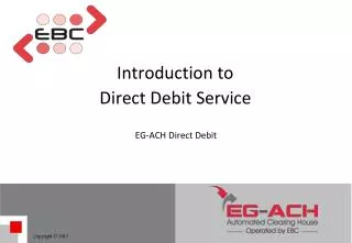 Introduction to Direct Debit Service