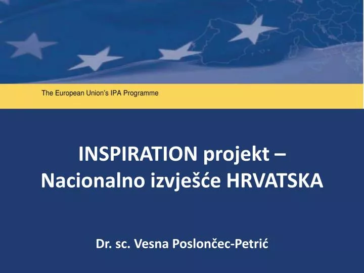 inspiration projekt nacionalno izvje e hrvatska