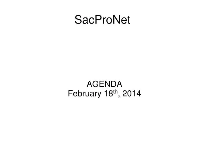 agenda february 18 th 2014