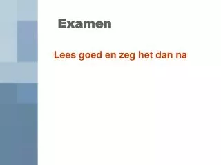 examen