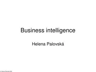 business intelligence
