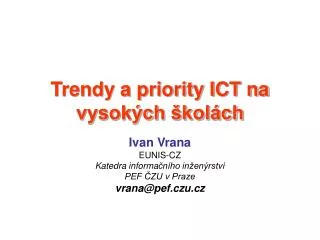trendy a priority ict na vysok ch kol ch