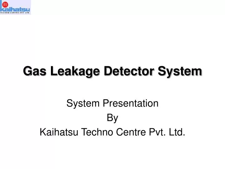 gas leakage detector system