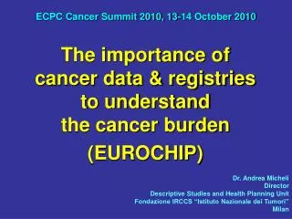 ECPC Cancer Summit 2010, 13-14 October 2010