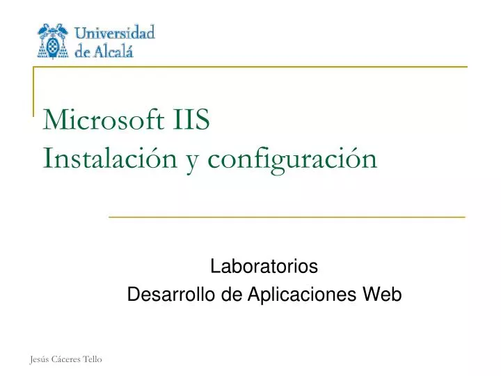 microsoft iis instalaci n y configuraci n