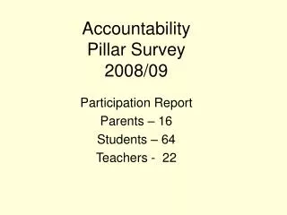 Accountability Pillar Survey 2008/09