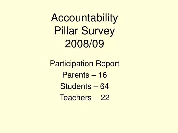 accountability pillar survey 2008 09
