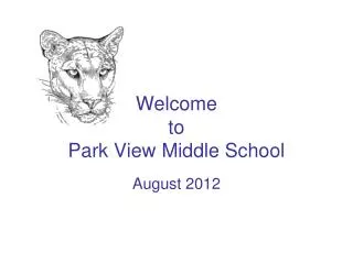 Welcome to Park View Middle School