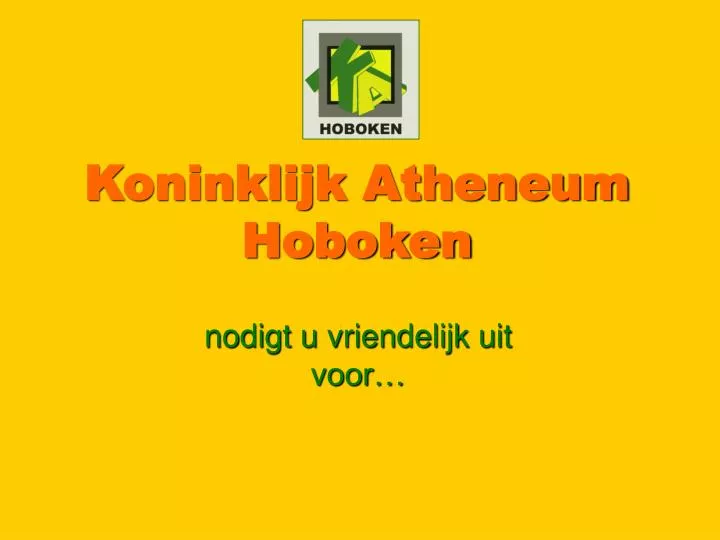 koninklijk atheneum hoboken