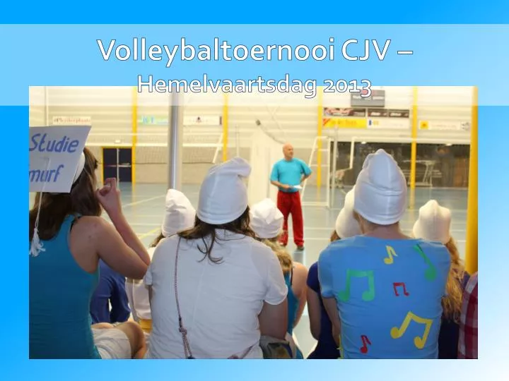 volleybaltoernooi cjv hemelvaartsdag 2013