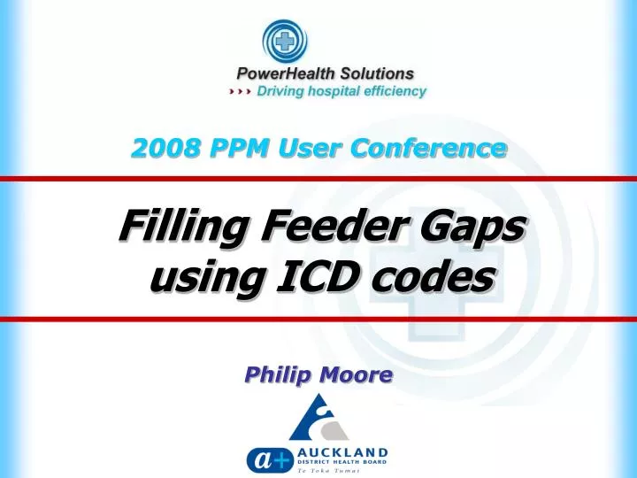 filling feeder gaps using icd codes