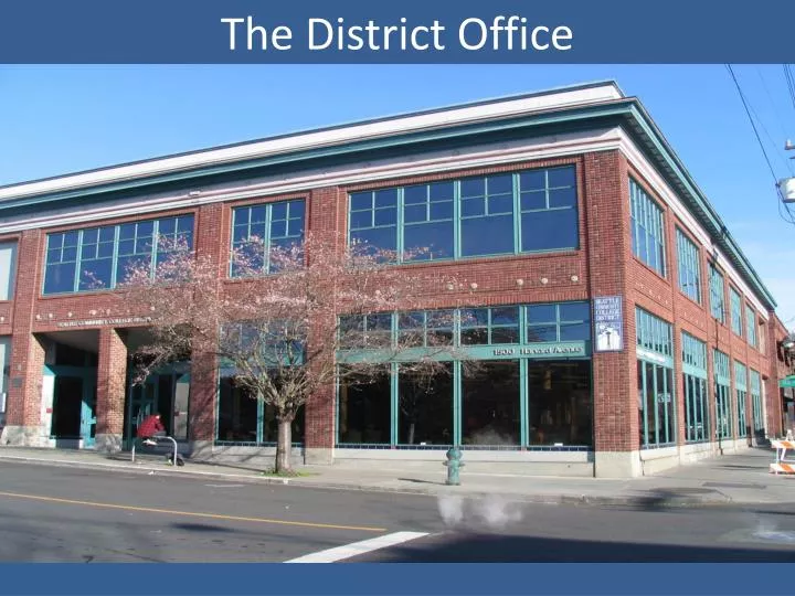 the district office